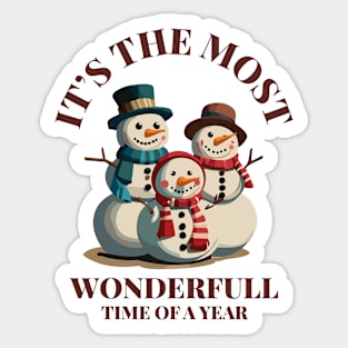 The most wonderful time of a year Sticker